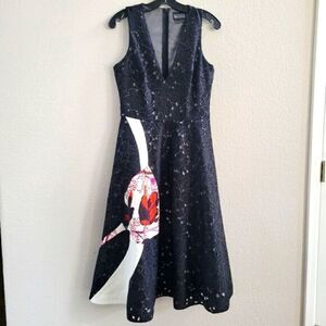 Sachin and Babi NOIR Lace Eyelet dress size 4 S